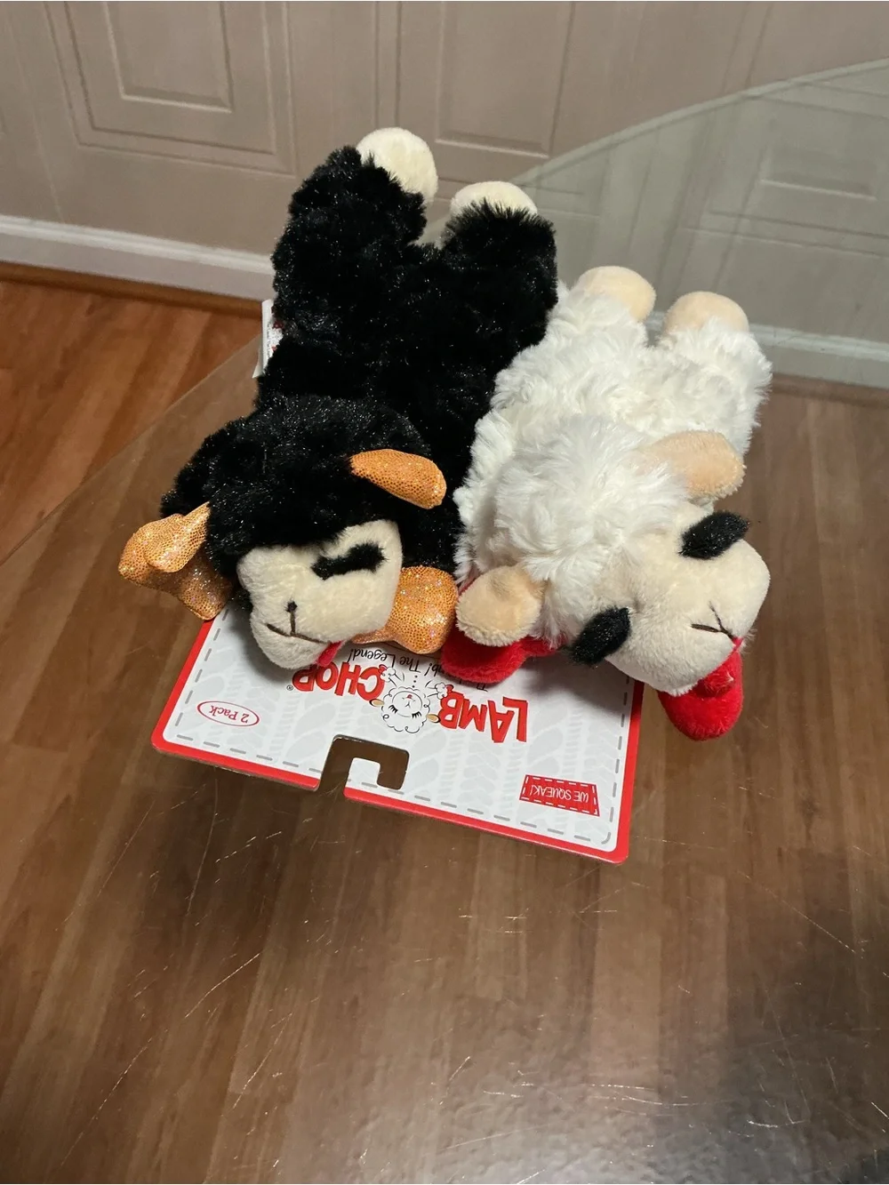 Brand new - Set Of 2 LambChop 7” Dog Toy With Squeaker...